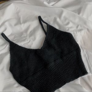 Knit crop top